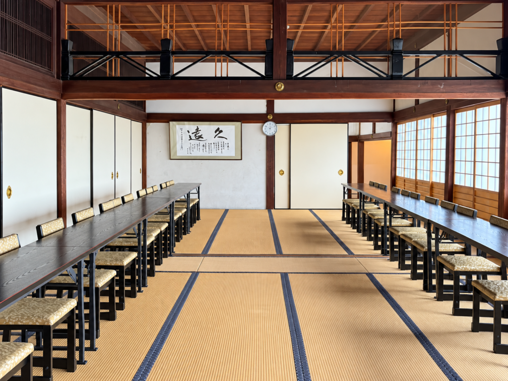 畳の会場